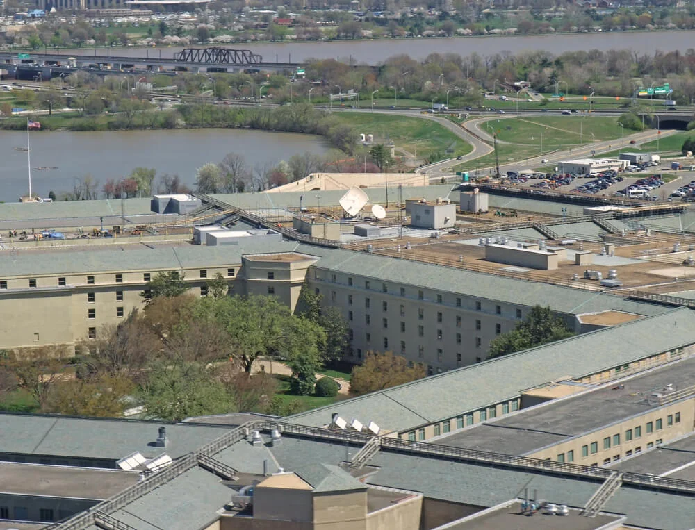 Different types of roofing systems installed on the Pentagon